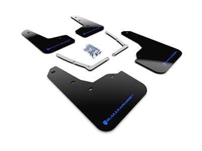 Rally Armor 16-21 Honda Civic Si Black UR Mud Flap - MF50-UR-BLK/BL