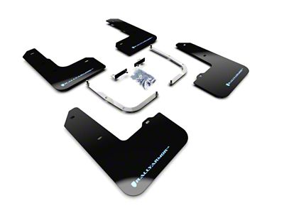 Rally Armor 19-22 Hyundai Veloster N Black UR Mud Flap - MF57-UR-BLK/PBL