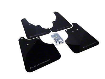 Rally Armor 09-13 Subaru Forester Black UR Mud Flap w/ - MF11-UR-BLK/GRY