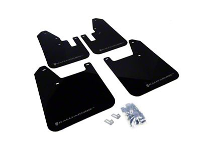 Rally Armor 98-02 Subaru Forester Black UR Mud Flap w/ - MF13-UR-BLK/GRY