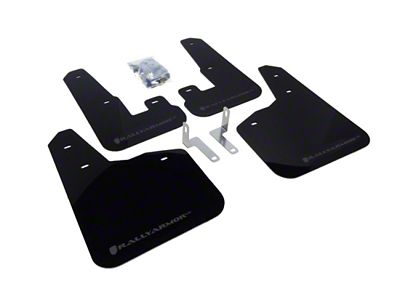 Rally Armor 10-14 Subaru Legacy Black UR Mud Flap w/ - MF14-UR-BLK/GRY