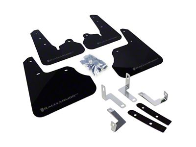 Rally Armor 12-16 Subaru Impreza 4D/5D Black UR Mud Flap - MF22-UR-BLK/GRY