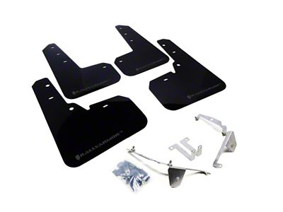 Rally Armor 13-17 Subaru Crosstrek XV Black UR Mud Flap - MF26-UR-BLK/GRY