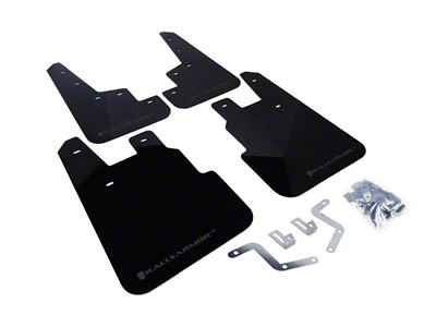 Rally Armor 14-18 Subaru Forester Black Mud Flap w/ Grey - MF28-UR-BLK/GRY