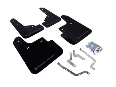 Rally Armor 14-18 Mazda3 Black UR Mud Flap w/Grey Logo - MF31-UR-BLK/GRY