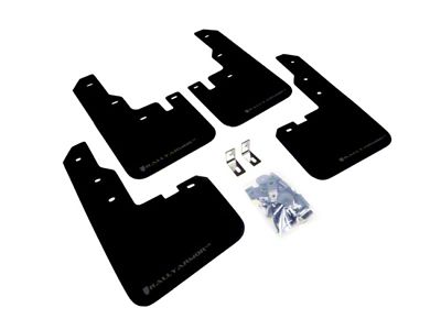 Rally Armor 16-18 Toyota RAV4 Black UR Mud Flap w/ - MF44-UR-BLK/GRY