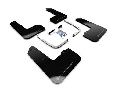 Rally Armor 19-22 Hyundai Veloster N Black UR Mud Flap - MF57-UR-BLK/GRY