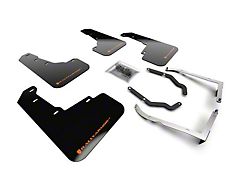 Rally Armor 18-23 Subaru Crosstrek Black UR Mud Flap w/Orange - MF46-LTUR-BLK/OR