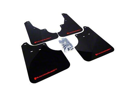 Rally Armor 09-13 Subaru Forester Black UR Mud Flap w/ - MF11-UR-BLK/RD
