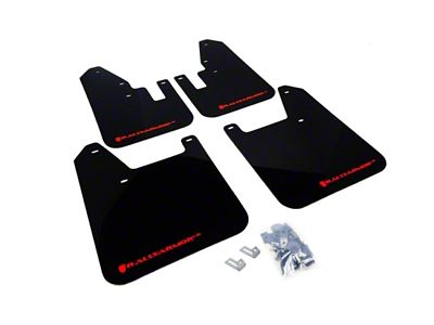 Rally Armor 98-02 Subaru Forester Black UR Mud Flap w/ - MF13-UR-BLK/RD
