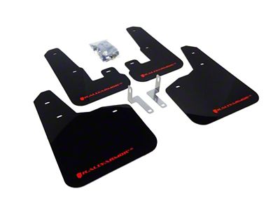 Rally Armor 10-14 Subaru Legacy Black UR Mud Flap w/ - MF14-UR-BLK/RD