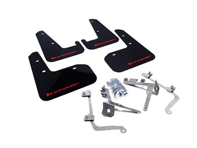 Rally Armor 11-14 Subaru WRX/STI Sedan Only Black UR Mud - MF19-UR-BLK/RD