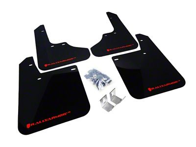 Rally Armor 93-01 Subaru Impreza RS Black UR Mud Flap - MF2-UR-BLK/RD
