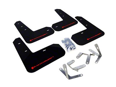 Rally Armor 13-17 Subaru BRZ/Toyota FR-S Black UR Mud Flap - MF23-UR-BLK/RD