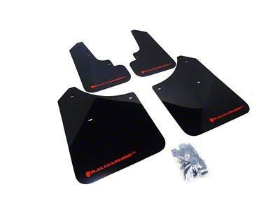 Rally Armor 03-08 Subaru Forester Black UR Mud Flap w/ - MF5-UR-BLK/RD