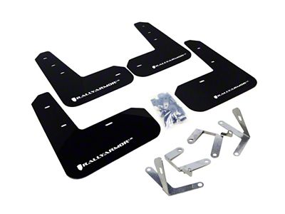 Rally Armor 13-17 Subaru BRZ/Toyota FR-S Black UR Mud Flap - MF23-UR-BLK/WH