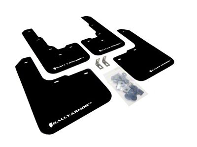 Rally Armor 13-16 Dodge Dart Black UR Mud Flap w/ - MF39-UR-BLK/WH
