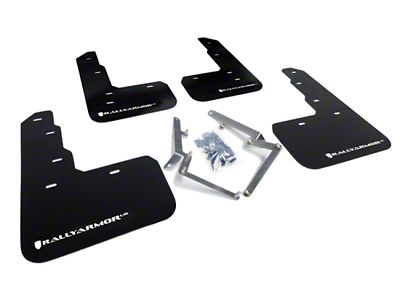 Rally Armor 17-22 Honda Civic Type R Black UR Mud - MF47-UR-BLK/WH