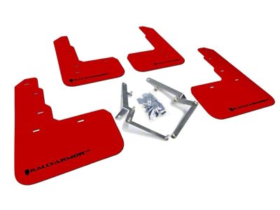 Rally Armor 17-22 Honda Civic Type R Red UR Mud - MF47-UR-RD/BLK