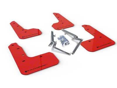Rally Armor 17-21 Honda Civic Sport/Sport Touring Red UR Mud - MF51-UR-RD/BLK