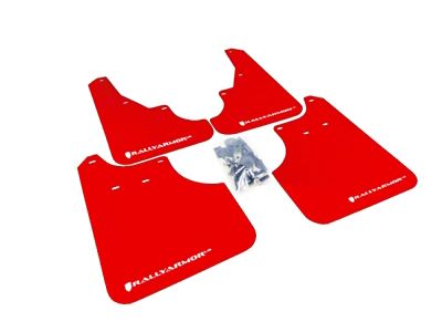 Rally Armor 09-13 Subaru Forester Red UR Mud Flap w/ - MF11-UR-RD/WH