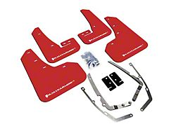 Rally Armor 15-21 MKVII VW Golf/GTI Red UR Mud Flap - MF37-UR-RD/WH