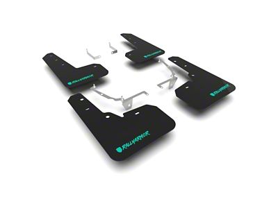 Rally Armor 13-17 Subaru Crosstrek XV Black UR Mud Flap - MF26-UR-BLK/TL-X