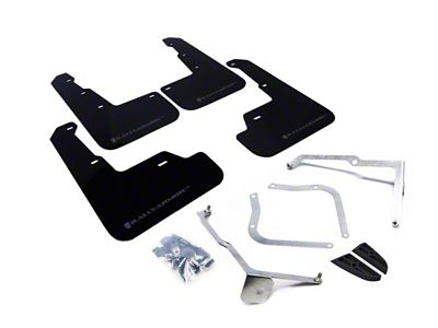 Rally Armor 15-21 Subaru WRX/STI Black UR Mud Flap w/Grey - MF32-UR-BLK/GRY