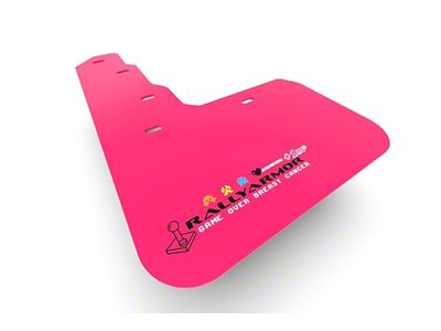 Rally Armor 16-18 Toyota RAV4 Pink Mud Flap BCE Logo