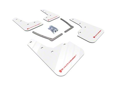 Rally Armor 16-21 Honda Civic Si White UR Mud Flap - MF50-UR-WH/RD
