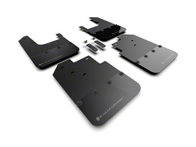 Rally Armor 16-23 Toyota Tacoma Gen 3 Black Mud Flap - MF94-BLK-GRY