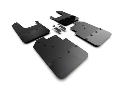 Rally Armor 16-23 Toyota Tacoma Gen 3 Black Mud Flap - MF94-BLK-MBK