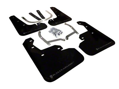 Rally Armor 17-23 Subaru Impreza 4D/5D Black UR Mud Flap - MF45-UR-BLK/GRY