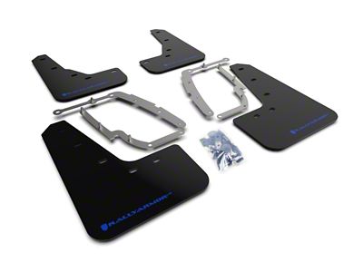 Rally Armor 17-23 Tesla Model 3 Black UR Mud Flap - MF62-UR-BLK/BL
