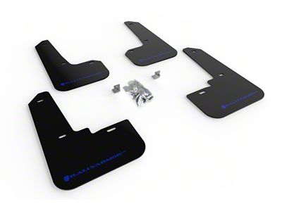 Rally Armor 20-25 Subaru Legacy Black UR Mud Flap w/Blue - MF64-UR-BLK/BL