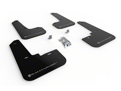 Rally Armor 20-25 Subaru Legacy Black UR Mud Flap w/Silver - MF64-UR-BLK/SIL