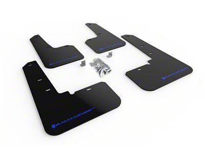 Rally Armor 20-25 Subaru Outback Black UR Mud Flap w/Blue - MF66-UR-BLK/BL