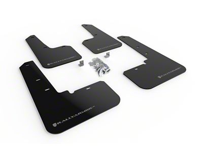 Rally Armor 20-25 Subaru Outback Black UR Mud Flap w/Silver - MF66-UR-BLK/SIL