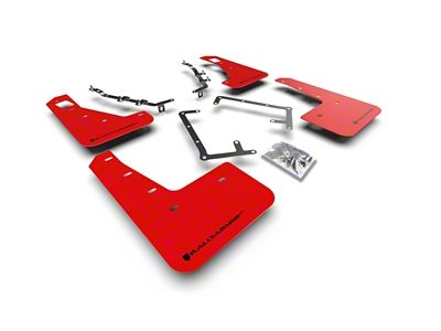 Rally Armor 09-11 Ford Focus MK2 RS Red UR Mud - MF56-UR-RD/BLK