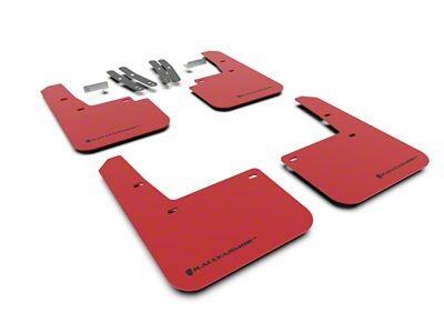 Rally Armor 18-23 Hyundai Kona Red UR Mud Flap Black - MF63-UR-RD/BLK