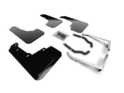 Rally Armor 18-23 Subaru Crosstrek Black UR Mud Flap w/Grey - MF46-LTUR-BLK/GRY