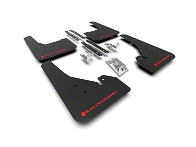 Rally Armor 18-24 Toyota Corolla Hatchback Black UR Mud Flap - MF67-UR-BLK/RD