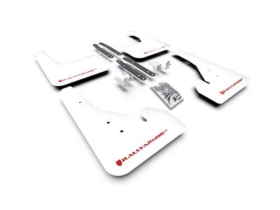 Rally Armor 18-24 Toyota Corolla Hatchback White UR Mud Flap - MF67-UR-WH/RD