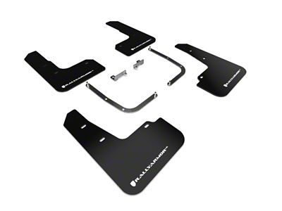 Rally Armor 19-21 Hyundai Veloster Turbo/2.0/R-Spec Black UR Mud Flap - MF58-UR-BLK/WH
