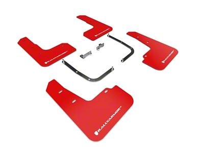 Rally Armor 19-21 Hyundai Veloster Turbo/2.0/R-Spec Red UR Mud Flap - MF58-UR-RD/WH