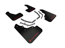 Rally Armor 19-24 Mazda3 Hatchback Black UR Mud Flap w/Red - MF61-UR-BLK/RD