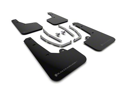 Rally Armor 22-24 Hyundai Tucson Black UR Mud Flap w/Grey - MF75-UR-BLK-GRY