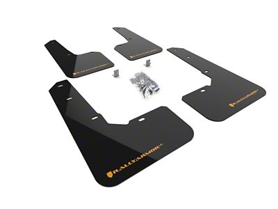 Rally Armor 22-25 Subaru Outback Wilderness Black Mud Flap Wild - MF76-UR-BLK/WOR