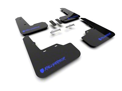 Rally Armor 2022+ Subaru WRX Black UR Mud Flap Altered - MF92-UR-BLK/BL-X