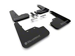 Rally Armor UR Mud Flaps with Dark Grey Logo; Front and Rear (2022+ Subaru WRX)